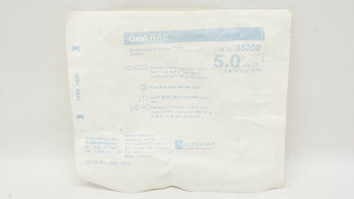 Mallinkcrodt 86200 Oral Rae Preformed Tracheal Tube Cuffed 5.0mm